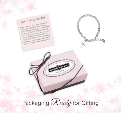 Cherished Moments Beaded Bracelet, .925 Sterling Silver or 14K Gold-Plated - color: Silver SM (0-9 months)