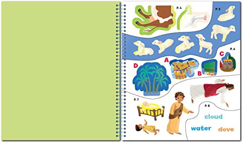 Brain Games - Sticker Activity: Stories of Jesus (For Kids Ages 3-6)