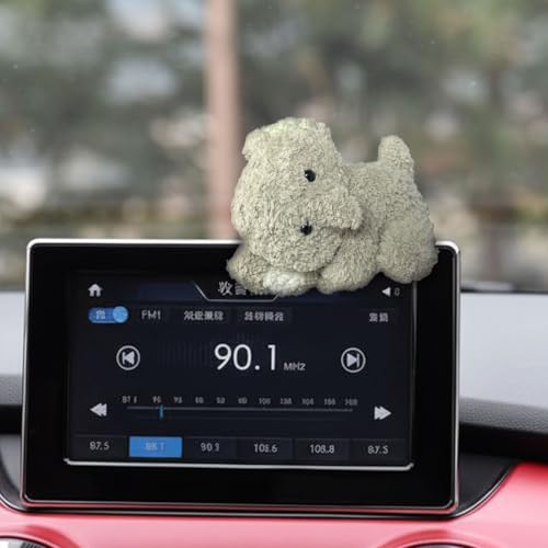 Cartoon Animals Car Dashboard Decorations, Cute Plush Automotive Ornament Present for Women Men, Mini Funny Vehicle Interior Accessories for Car, Home, Office, Garden(Elephant) - size: Elephant