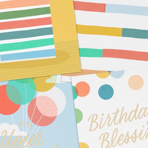 Hallmark Birthday Cards with Envelopes, Assorted 12-Pack (Blessings) - style: Birthday