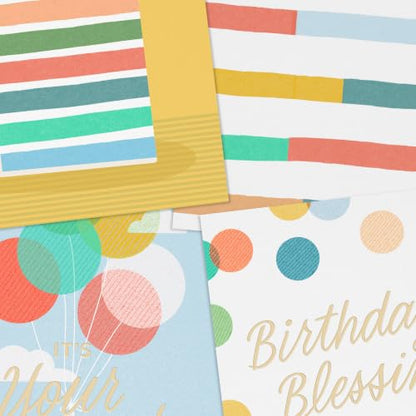 Hallmark Birthday Cards with Envelopes, Assorted 12-Pack (Blessings) - style: Birthday