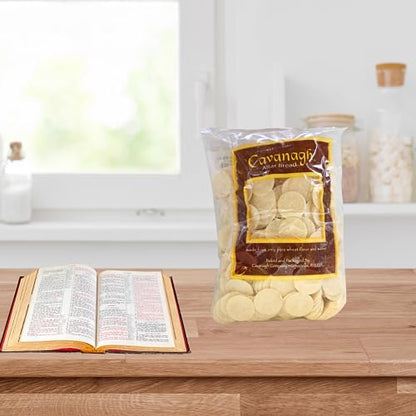 Communion Altar Bread 1 1/8 Whole Wheat 500 Count Cross Design Church Wafers
