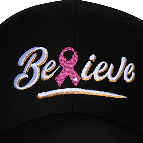 Embroidered Baseball Cap for Women Men Adjustable Baseball Hat Black Baseball Cap Trucker Hat - color: Hope