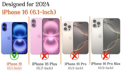 Magnetic for iPhone 16 Cute Christian Phone Case, Bible - color: Bible, size: iPhone 16