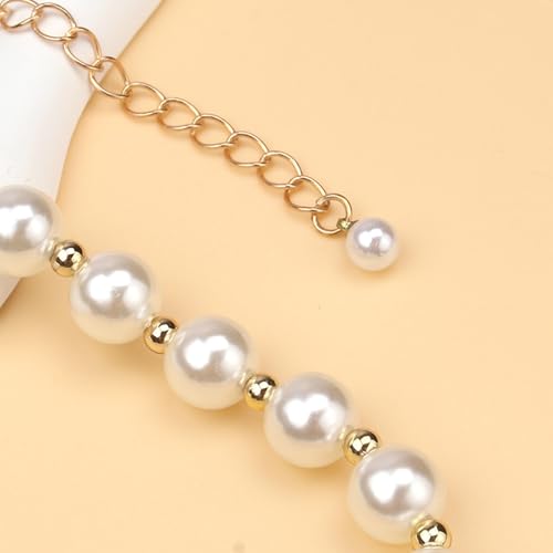 Pearl Cross Necklace Big Cross Pendants Necklaces for Women Chunky Pearl Necklace Gothic Cross Necklace Punk Vintage Cross Jewelry Women - style: Punk