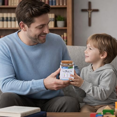 Bible Verse Jar for Nephew – 92 Strength Scriptures - color: Bible For Nephew