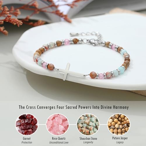 Crystal Cross Bracelet for Women Teen Girls Christmas Birthday Gifts - style: 15th