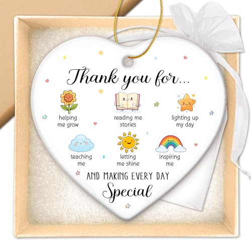 ZAGKOO Teacher Gifts for Women, Men - Teacher Christmas Ornament - color: Teacher