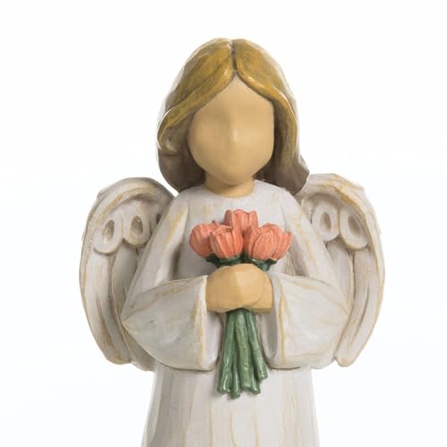 Retirement Angel Gifts for Women, Hand Painted Guardian Angel Figurines Happy Retirement Gifts for Nurses, Teacher, Coworkers - color: Retirement Blessing Angel
