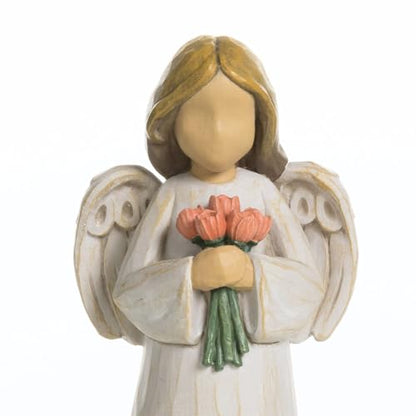 Retirement Angel Gifts for Women, Hand Painted Guardian Angel Figurines Happy Retirement Gifts for Nurses, Teacher, Coworkers - color: Retirement Blessing Angel