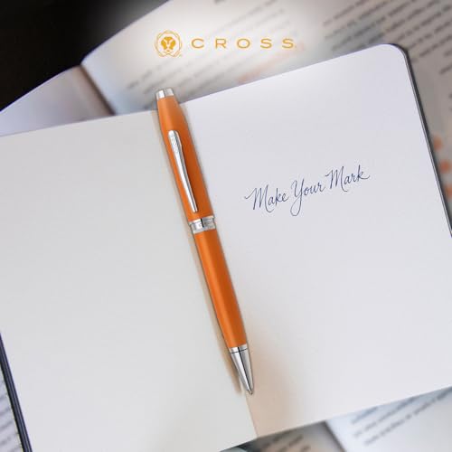 Cross Foundry Orange with Chrome Appointments Ballpoint Pen - color: Orange