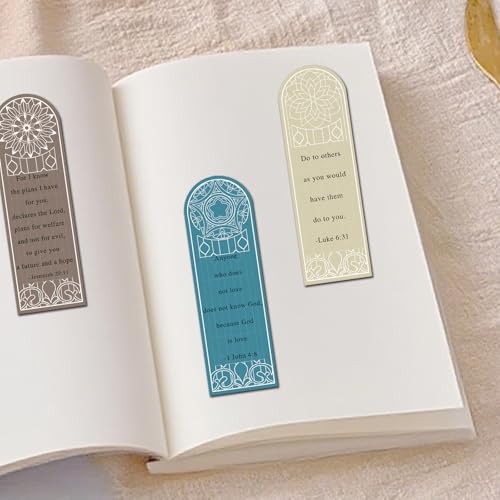 30 Pcs Reading Motivation Bookmarks, Ticket Style,Bible Verses Designs, Colorful Assorted (Bible Verses) - color: Bible Verses