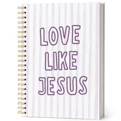 Christian Jesus Notebook Journal,Christian Gifts for Women(Purple) - color: LOVE LIKE JESUS-purple