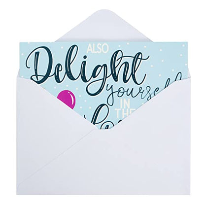 Faithful Finds Birthday Cards for Women - 48 Pack, 4 x 6 In, Multicolor, Contemporary - Christian Birthday Cards Bulk Set with Envelopes & Bible Verses