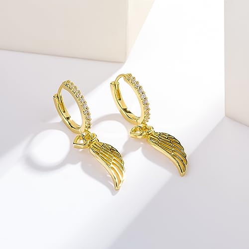ToHeart Gold Dangle Earrings for Women Sun Hoop Earrings For Women Small Gold Hoop Earrings