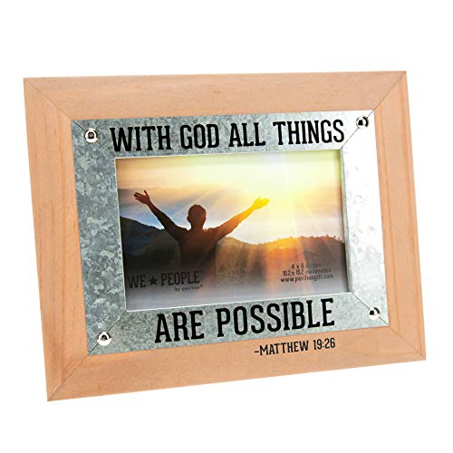 Pavilion Gift Company - Jesus Lovin' People - 9.5" x 7.5" Photo Picture Frame Self-Standing Jesus Faith Religion Religious Desk Home Decor