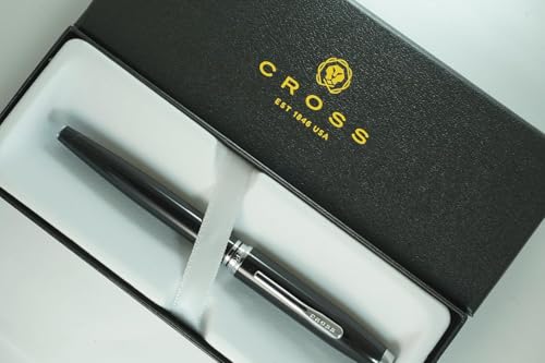 Cross Coventry Black Lacquer Rollerball Pen, Medium Point, Black Ink - color: Black