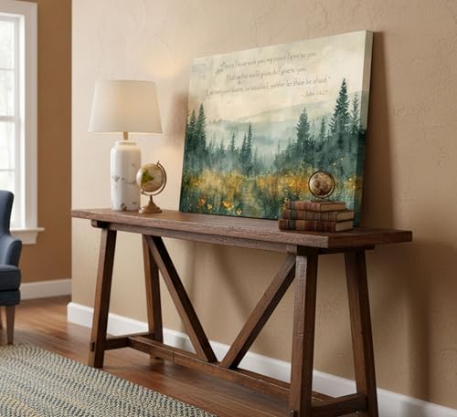 Christian Bible Canvas Wall art 16x24in - color: Bible-Canvas, size: 24"L x 16"W