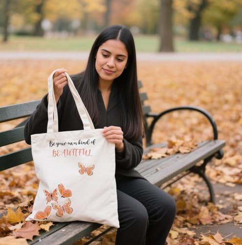 Book Canvas Bag, Read Tote Bag, Inspirational Canvas Bag. - color: White Read Inspirational-05
