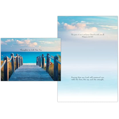 Blue Passage KJV Encouragement Card, 1 Count - color: Blue Passage Encouragement