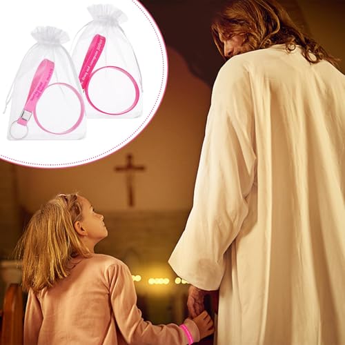 72 Pcs Inspirational Bible Verse Silicone Bracelets Religious Keychains Coworker Employee Appreciation Gifts Motivational Wristbands Christian Gifts for Women Men Church Favor Teacher Nurse Staff