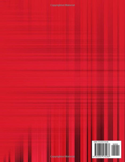 Sunday School Attendance Record Book: Attendance Chart Register for Sunday School Classes, Red Black Cover
