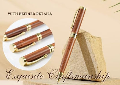 InnoBeta Christian Gifts, Wooden Pen Set of 3, Spiritual Encouragement Inspirational Religious Pens