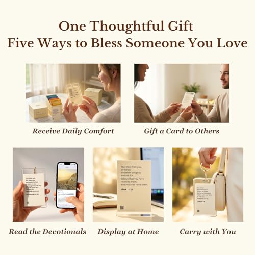 828 Verse Box, Read Me When You Need Comfort - 108 Bible Verse Cards With 108 Complete Devotionals & Prayers, Thoughtful Christian Gift Set, Christian Gifts for Women and Men, Graduations Gift, Teacher Appreciation Gift, Religious Gifts , Gifts For Him an