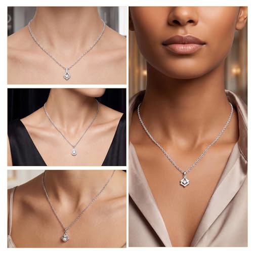 Outus 12 Pack Silver Link Chain Necklaces W/Lobster Clasp, 18 Inch - size: 18 Inch