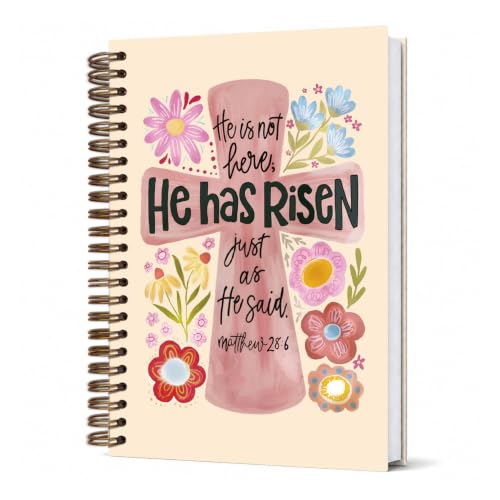 Dejfel Pink Christian Bible Verses Notebook Journal, Gift for Women Girls - color: 001bible
