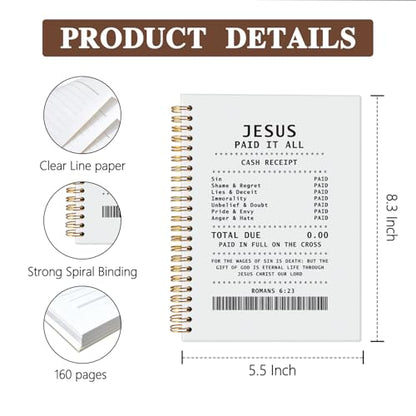 Christian Notebook,Church Notes Journal,Jesus Notebook - color: Jesus