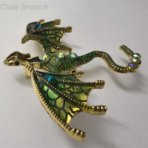 Brooch Pins For Women Fashion Elegant Brooches Lapel Badges Coat Sweater Scarves Shawl Dress Accessory Wedding Party Prom Jewelry - color: Green -C