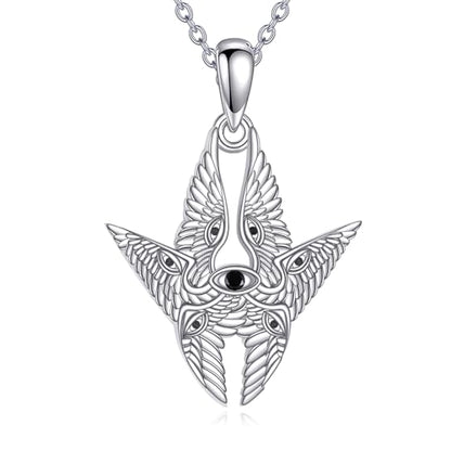 Seraphim Jewelry Set 925 Sterling Silver Guardian Angel Seraph Pendant Angel Wings Jewelry Christian Gifts for Women Men - color: Seraphim necklace