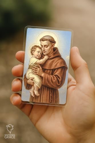 St. Anthony Catholic Prayer Cards, Laminated 5-Pack