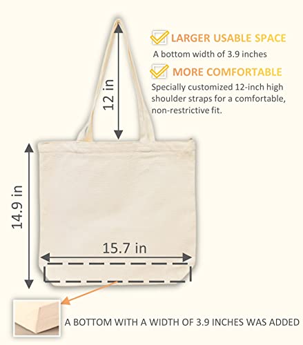 Canvas Tote Bag, Pockets, Zipper, Durable, Lightweight, Cotton Shopping Cloth Bag, Gifts - color: Abstract Men