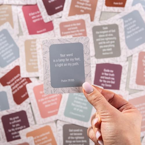 DIVERSEBEE Bible Verse Cards, 60 Unique Prayer Cards (Delicate) - color: Delicate
