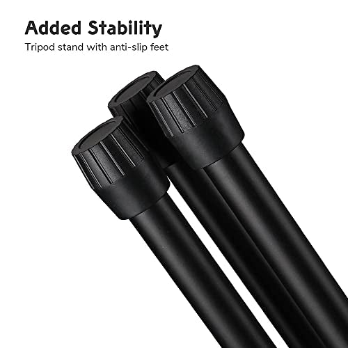 AW 6 Packs Microphone Boom Arm Stand Dual Mic Clips Adjustable Tripod Phone - color: Black-2 Mic Clips+Phone Holder, size: 6 pcs