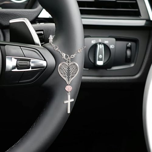 Cross Rear View Mirror Charm
