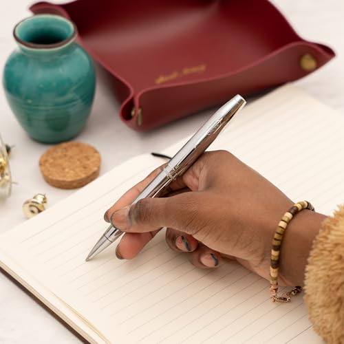 Cross Foundry Personalized Engraving Ballpoint Pen in Polished Chrome - color: Chrome