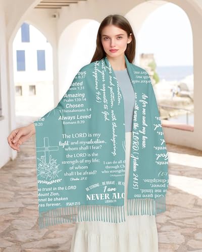 Bozidol Prayer Shawls and Wraps for Women - color: Mist Teal