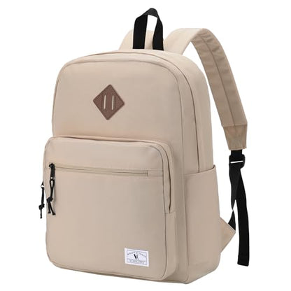VX VONXURY Kids Backpack for School Travel,16.7 Inch Lightweight Bookbag - color: Beige