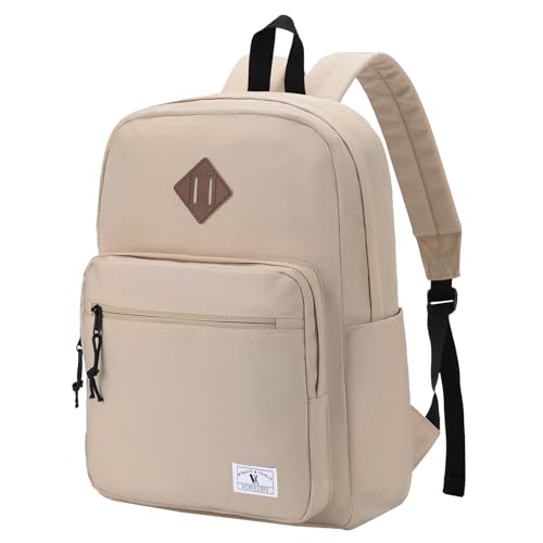 VX VONXURY Kids Backpack for School Travel,16.7 Inch Lightweight Bookbag - color: Beige