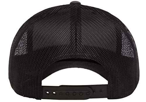 Yupoong Yp Classics Retro Trucker Cap - color: Charcoal/Black, size: One Size, style: Single