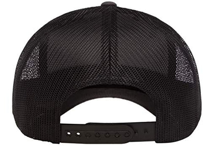 Yupoong Yp Classics Retro Trucker Cap - color: Charcoal/Black, size: One Size, style: Single