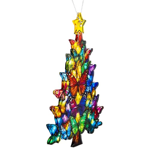 Christmas Women Gifts 2026- Butterfly Gifts for Women – Butterfly Suncatcher Inspirational Spiritual Gifts for Women 2026, Christian Gift Religious Gift Women Birthday Gifts, Valentines, Mothers Day - color: Butterflytree