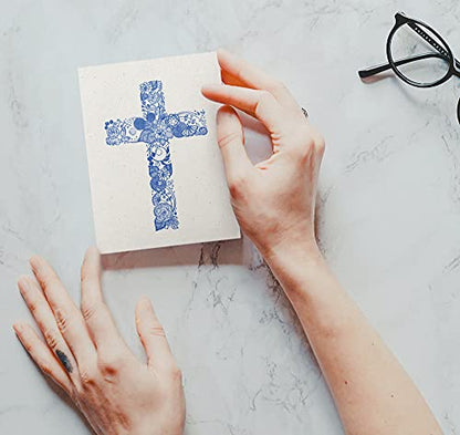 Twigs Paper Christian Cross Greeting Cards, 24 Blank Note Cards - color: Christian Cross, size: 24-Count