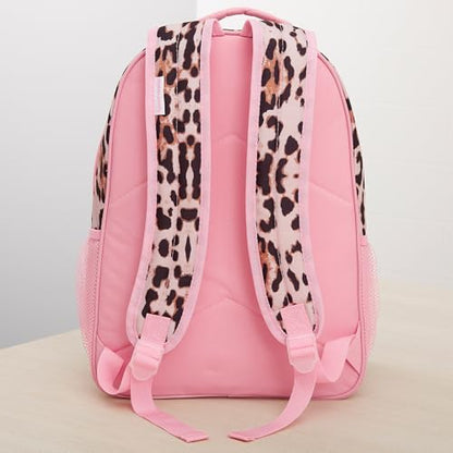 Personalization Universe and Stephen Joseph Personalized Leopard Backpack for Girls - Custom Kids Backpack with Name - Preschool & Toddler Size, 12" x 16 - style: Leopard Print