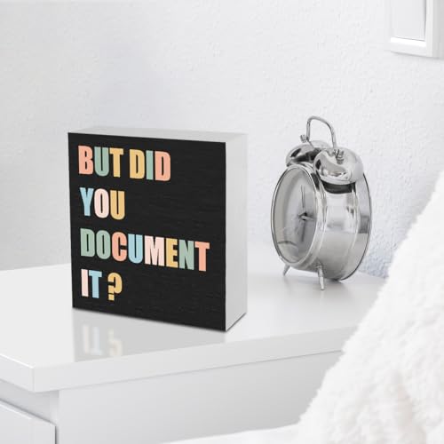 Funny Office Supplies Rustic Country Desk Decor White Wooden Box Sign - color: White0401
