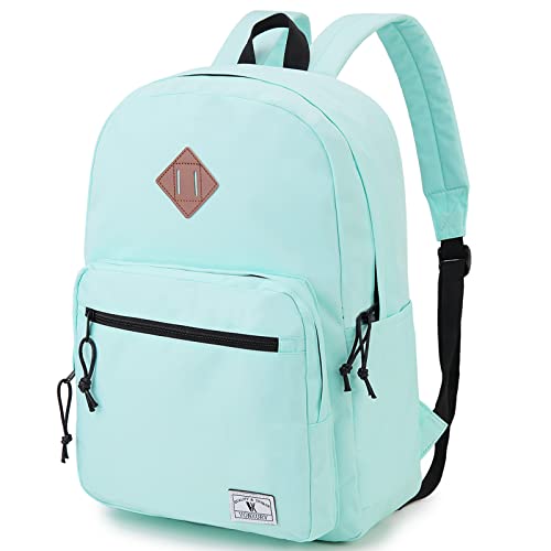 VX VONXURY Kids Backpack for School Travel,16.7 Inch Lightweight Bookbag - color: Mint Green