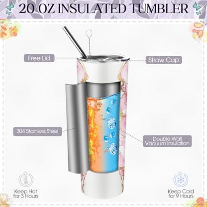 Geiserailie 12 Pcs Christian Gifts for Women Tumbler Set, Elegant Color - color: Elegant Color